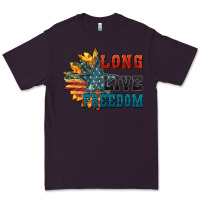 Plum Long live freedom Premium Tee - FaDigitalArtStudio