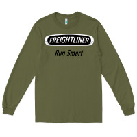 Army Green freightliner run smart Long Sleeve Tee - artisFamous