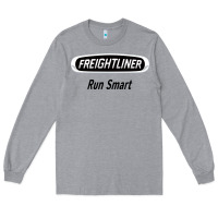 Heather Grey freightliner run smart Long Sleeve Tee - artisFamous