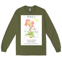 Army Green DALI teatro museo figueras Long Sleeve Tee - artisFamous