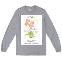 Heather Grey DALI teatro museo figueras Long Sleeve Tee - artisFamous