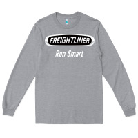 Heather Grey freightliner run smart Long Sleeve Tee - artisFamous