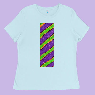 Halloween Spider Web Ladies Tee Designed By Bundleandbundleshop