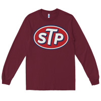 Burgundy stp motor oil distressed Long Sleeve Tee - artisFamous
