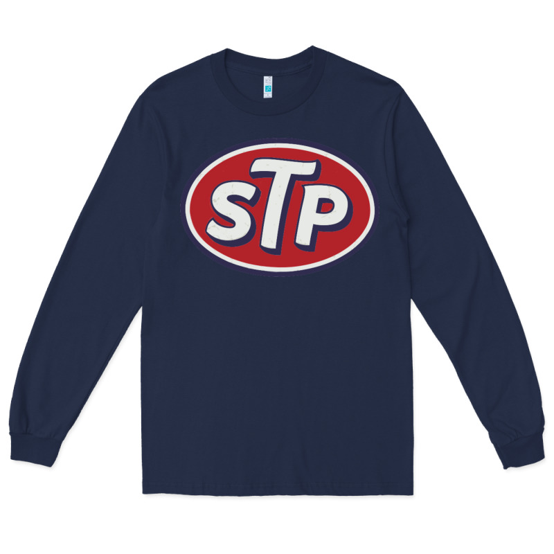 Stp Motor Oil Distressed Long Sleeve Tee by artisFamous | Teevron