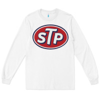 White stp motor oil distressed Long Sleeve Tee - artisFamous