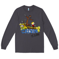 Smoke calvin hobbes Long Sleeve Tee - artisFamous