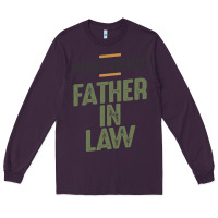 Plum World's Greatest Father-In-Law - Dad and Grandpa Long Sleeve Tee - artisFamous