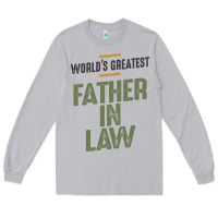 Moon Dust World's Greatest Father-In-Law - Dad and Grandpa Long Sleeve Tee - artisFamous