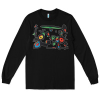Black Contemporary Miro Long Sleeve Tee - artisFamous