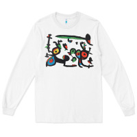 White Contemporary Miro Long Sleeve Tee - artisFamous
