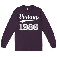 Plum vintage 1986 Long Sleeve Tee - artisFamous