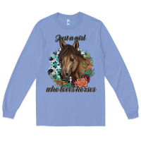 Just A Girl Who Loves Horses Long Sleeve Tee | Teevron
