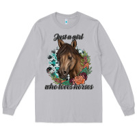Moon Dust Just A Girl Who Loves Horses Long Sleeve Tee - artisFamous