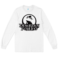 White desorden publico Long Sleeve Tee - artisFamous