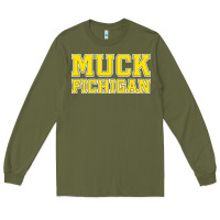 Army Green muck fichigan Long Sleeve Tee - artisFamous