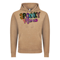 Vintage Coffee spooky mama Vintage Hoodie - SublimationCraftShop
