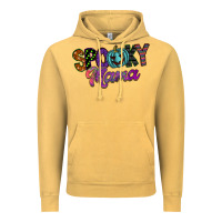 Vintage Mustard spooky mama Vintage Hoodie - SublimationCraftShop