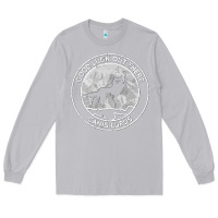 Moon Dust fantastic mr fox wolf canis mountain Long Sleeve Tee - artisFamous
