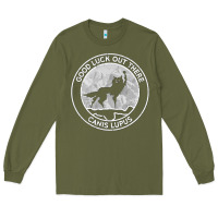Army Green fantastic mr fox wolf canis mountain Long Sleeve Tee - artisFamous