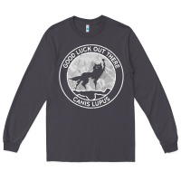 Smoke fantastic mr fox wolf canis mountain Long Sleeve Tee - artisFamous