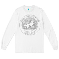 White fantastic mr fox wolf canis mountain Long Sleeve Tee - artisFamous