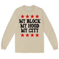 Mushroom my block my hood my city Long Sleeve Tee - artisFamous