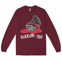 Burgundy alkaline trio Long Sleeve Tee - artisFamous