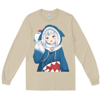 Mushroom Smile Beautiful Gawr Gura Long Sleeve Tee - artisFamous