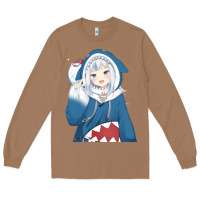 Toasted Coconut Smile Beautiful Gawr Gura Long Sleeve Tee - artisFamous