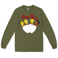 Army Green pin pals The Simpsons Long Sleeve Tee - artisFamous