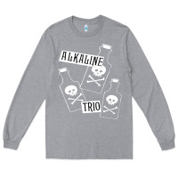 Heather Grey alkaline trio Long Sleeve Tee - artisFamous