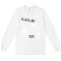 White alkaline trio Long Sleeve Tee - artisFamous