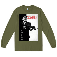 Army Green scarfaces Long Sleeve Tee - artisFamous