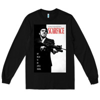 Black scarfaces Long Sleeve Tee - artisFamous