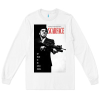 White scarfaces Long Sleeve Tee - artisFamous