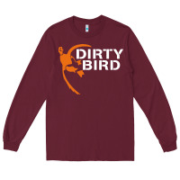 Burgundy dirty bird Long Sleeve Tee - artisFamous