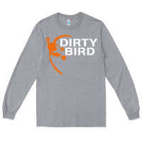 Heather Grey dirty bird Long Sleeve Tee - artisFamous