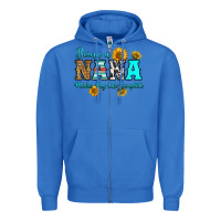 True Royal being nana makes my life complete Zipper Hoodie - RanaPortraitStore
