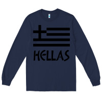 Navy greece hellas Long Sleeve Tee - artisFamous