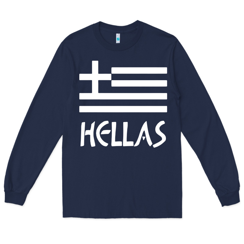 Greece Hellas Long Sleeve Tee by artisFamous | Teevron