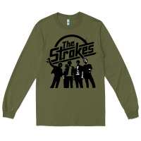 Army Green Black Man Long Sleeve Tee - artisFamous