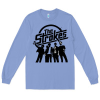 Colony Blue Black Man Long Sleeve Tee - artisFamous