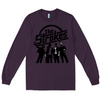 Plum Black Man Long Sleeve Tee - artisFamous