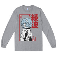 Heather Grey aesthetic evangelion Long Sleeve Tee - artisFamous