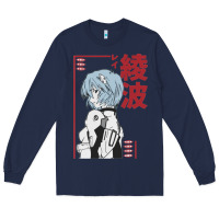 Navy aesthetic evangelion Long Sleeve Tee - artisFamous