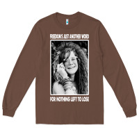 Chestnut vintage janis arts joplin Long Sleeve Tee - artisFamous