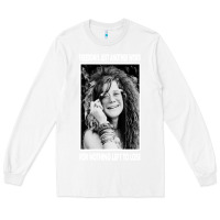 White vintage janis arts joplin Long Sleeve Tee - artisFamous