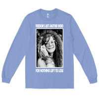 Colony Blue vintage janis arts joplin Long Sleeve Tee - artisFamous