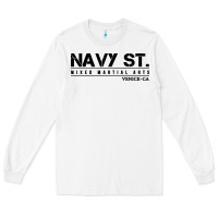 White navy street kingdom mma mixed martial arts Long Sleeve Tee - artisFamous